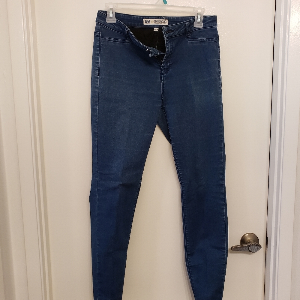 Nm denim language rich blue skinny jeans